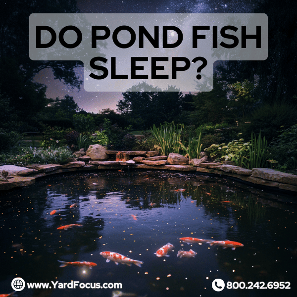 do pond fish sleep?