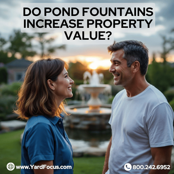 Do pond fountains increase property value?