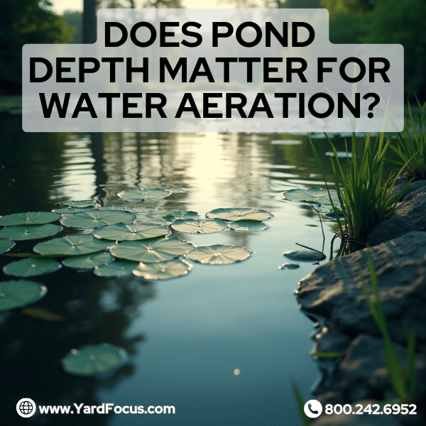 does pond depth matter for water aeration