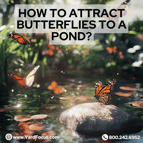 How to attract butterflies to a pond?