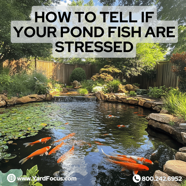 How to tell if your pond fish are stressed