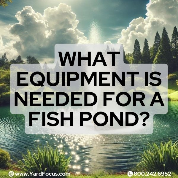 What Equipment is needed for A Fish Pond?