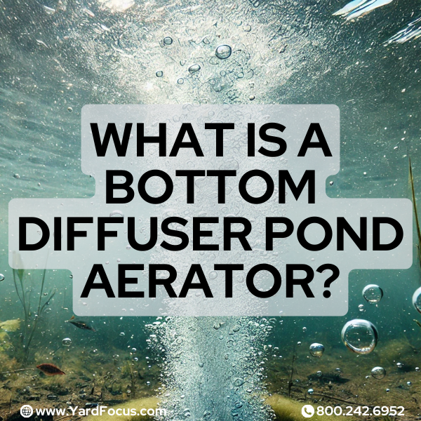 What is a bottom diffuser pond aerator?