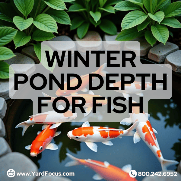 winter pond depth for fish