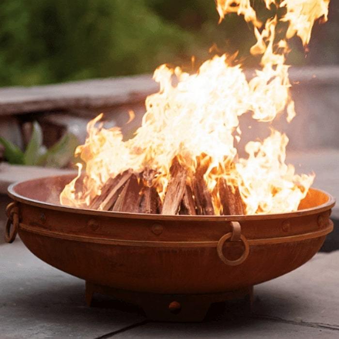 Emperor Steel Fire Pit by Fire Pit Art - Yard Focus